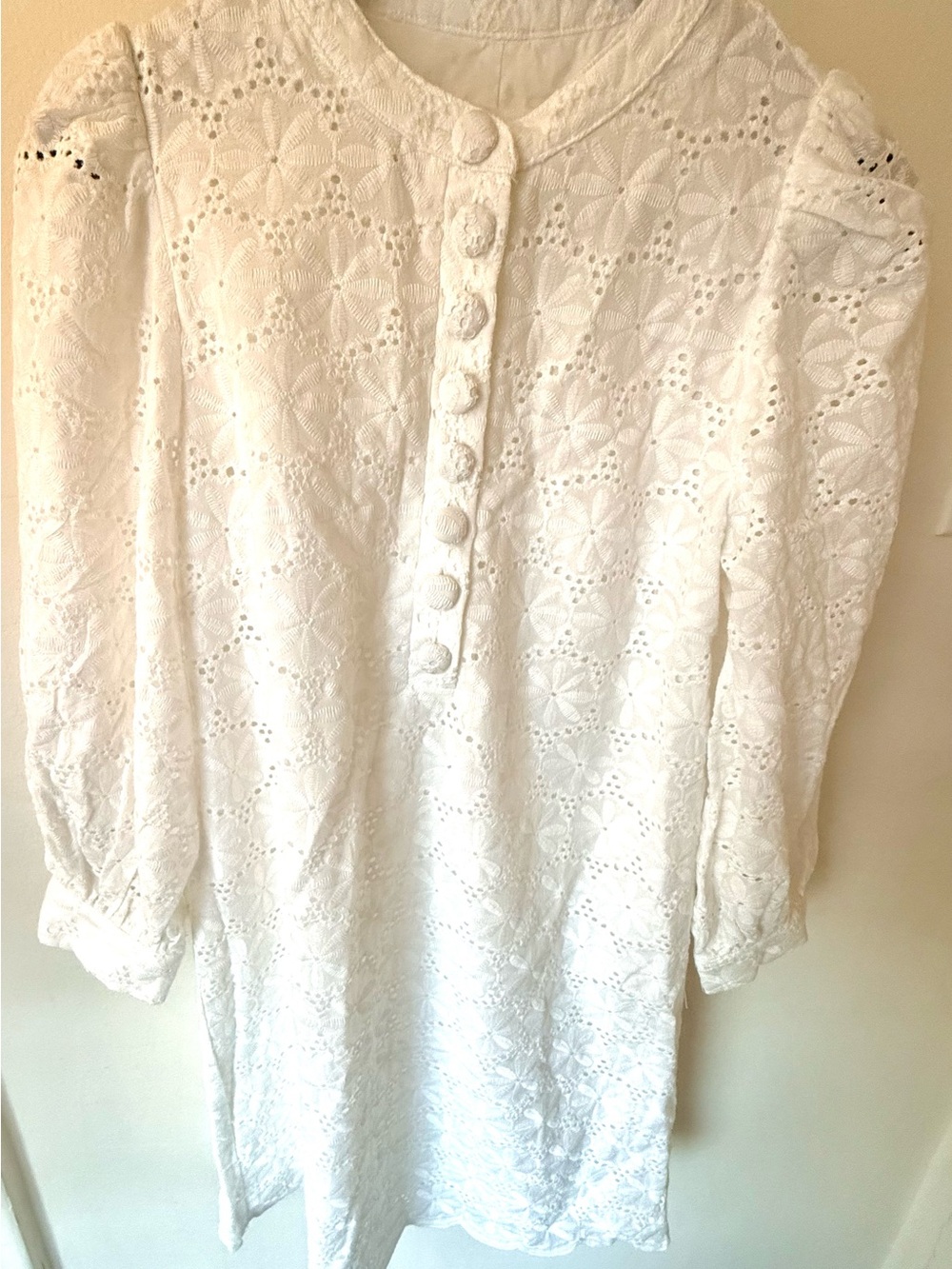 Never Worn: Tuckernuck Pomander Place White Eyelet Cotton Dress